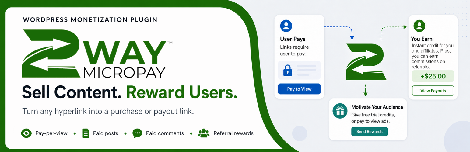 WordPress 外掛 2WayMicropay 的封面圖片