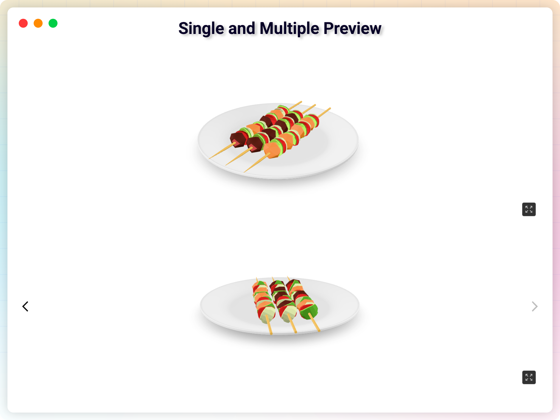 Single and Multiple Preview