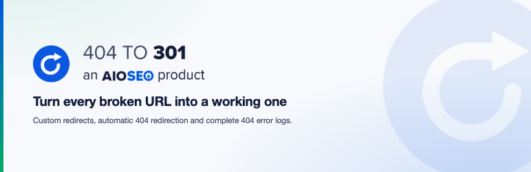 404 to 301 — Redirect Manager, 301 Redirection, 404 Error Logs & 404 Monitoring