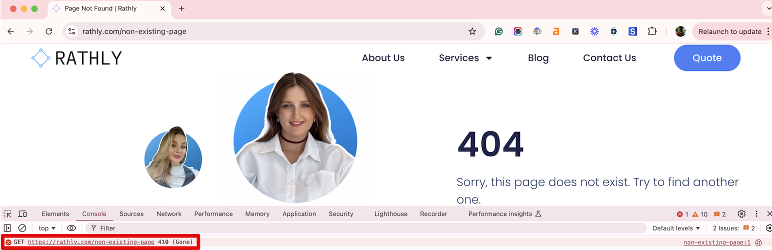 WordPress 外掛 410 Response Manager 的封面圖片。