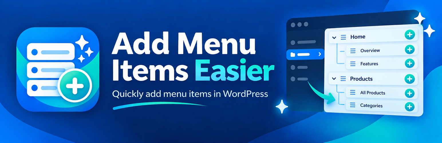 53mp – Add Menu Items Easier