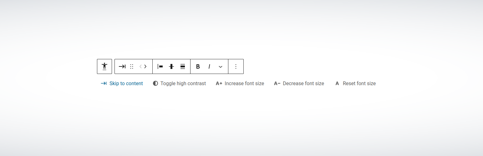 WordPress 外掛 A11y Buttons 的封面圖片。