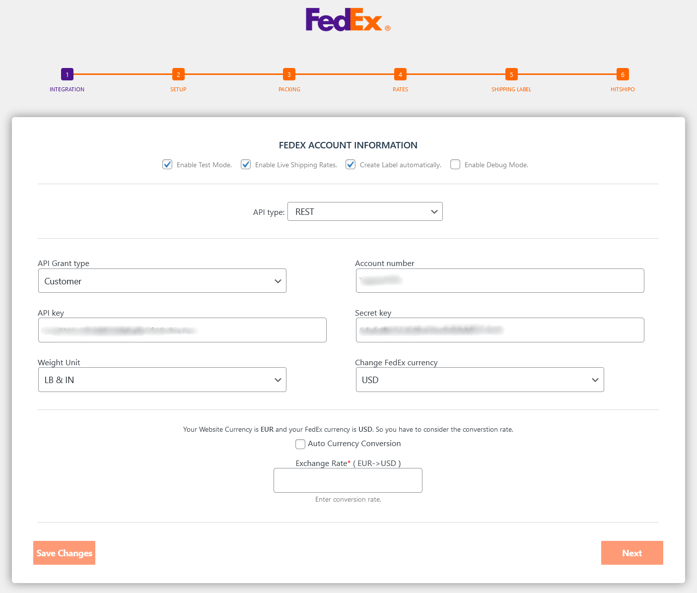 Automated FedEx live/manual rates with shipping labels &#8211; HPOS supported