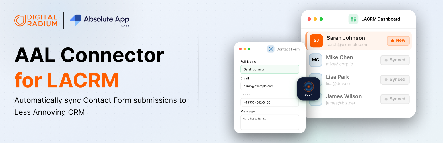 WordPress 外掛 AAL Connector For LACRM 的封面圖片