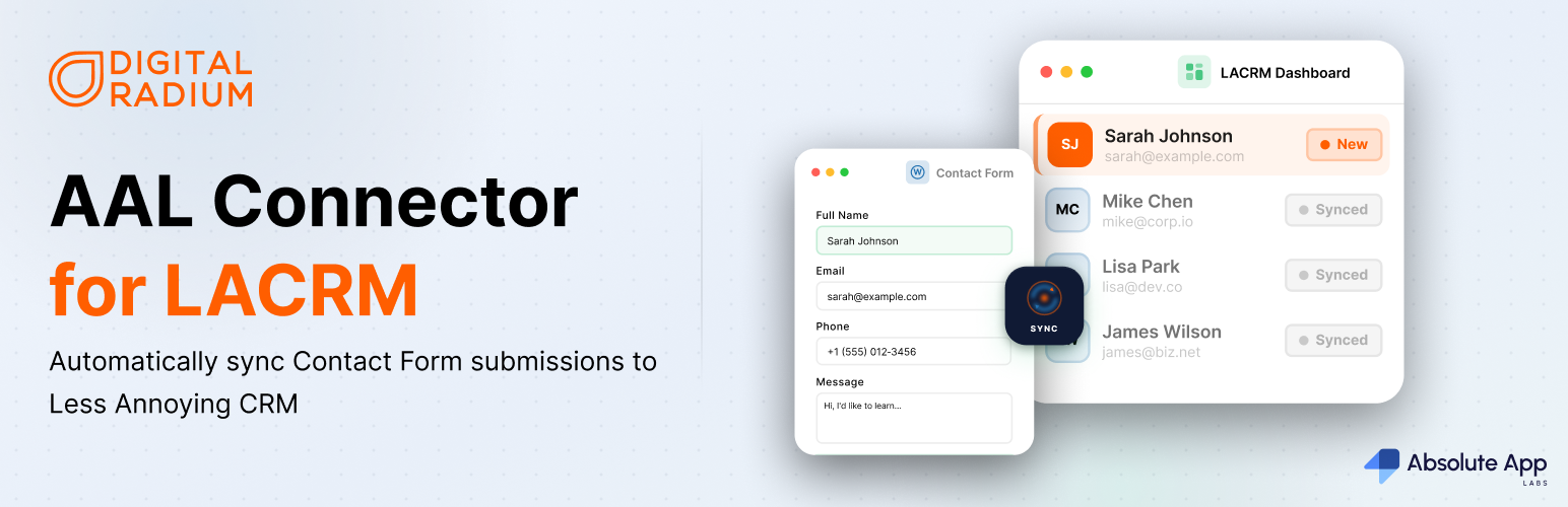 WordPress 外掛 AAL Connector For LACRM 的封面圖片