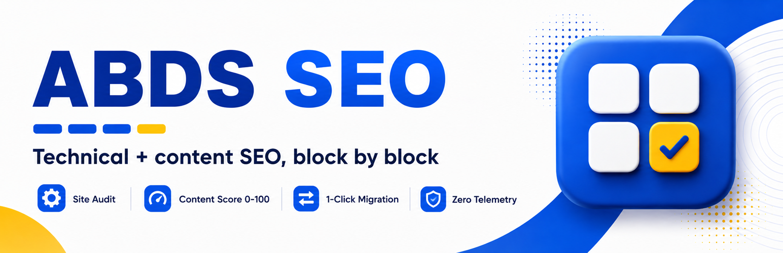 WordPress 外掛 ABDS SEO 的封面圖片