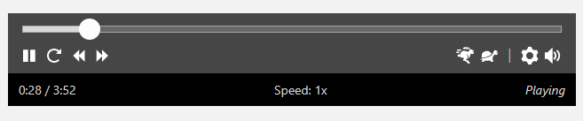 Able Player as an audio player
