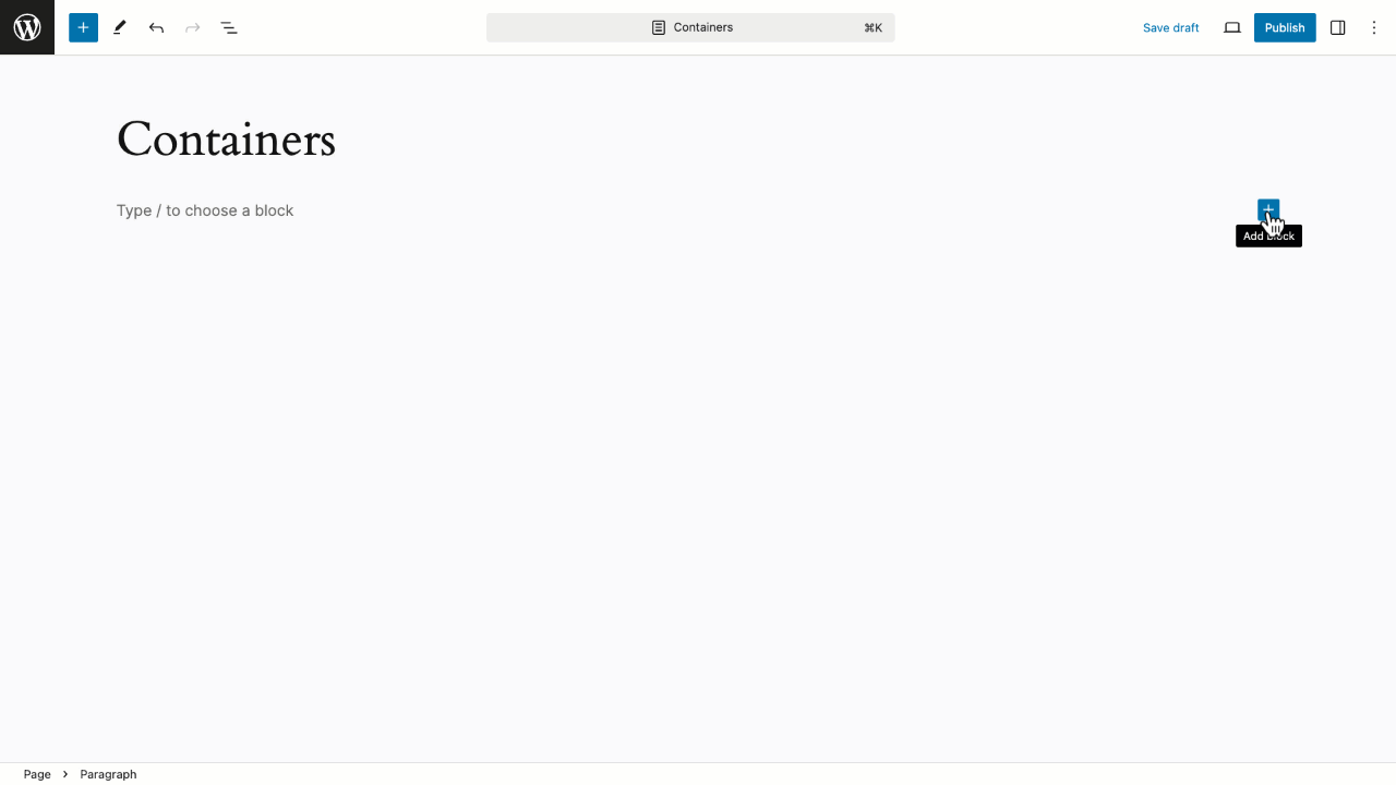 Dynamic Container Control