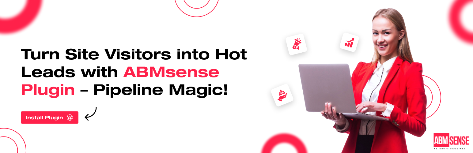 WordPress 外掛 ABMsense – Visitor Identification for B2B Pipeline Growth 的封面圖片。