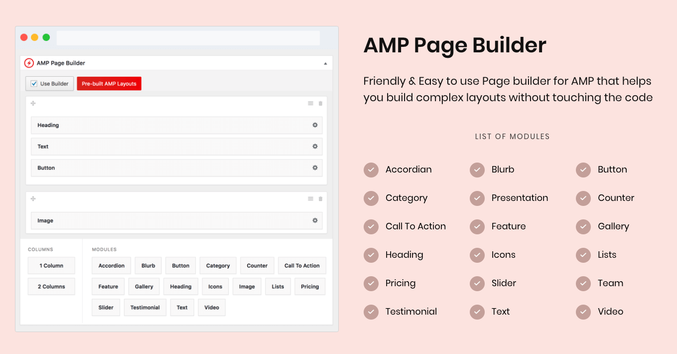 Page builder of the Single article. You can drag and drop any element.