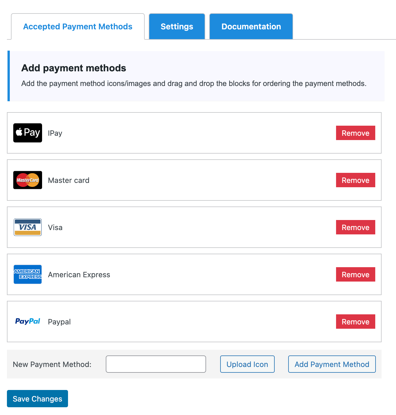 Main plugin dashboard.