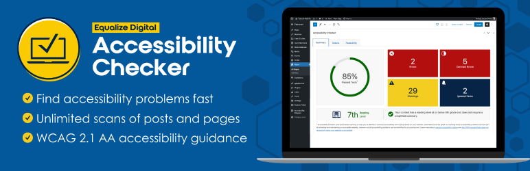 Equalize Digital Accessibility Checker – Audit Your Website for WCAG, ADA, and Section 508 Accessibility Errors