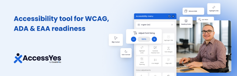 AccessYes Accessibility Widget for ADA, EAA & WCAG Readiness