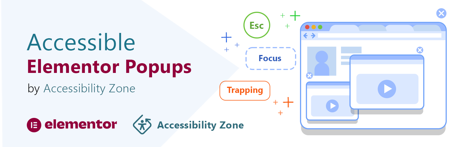 Accessible Elementor popups by Accessibility Zone