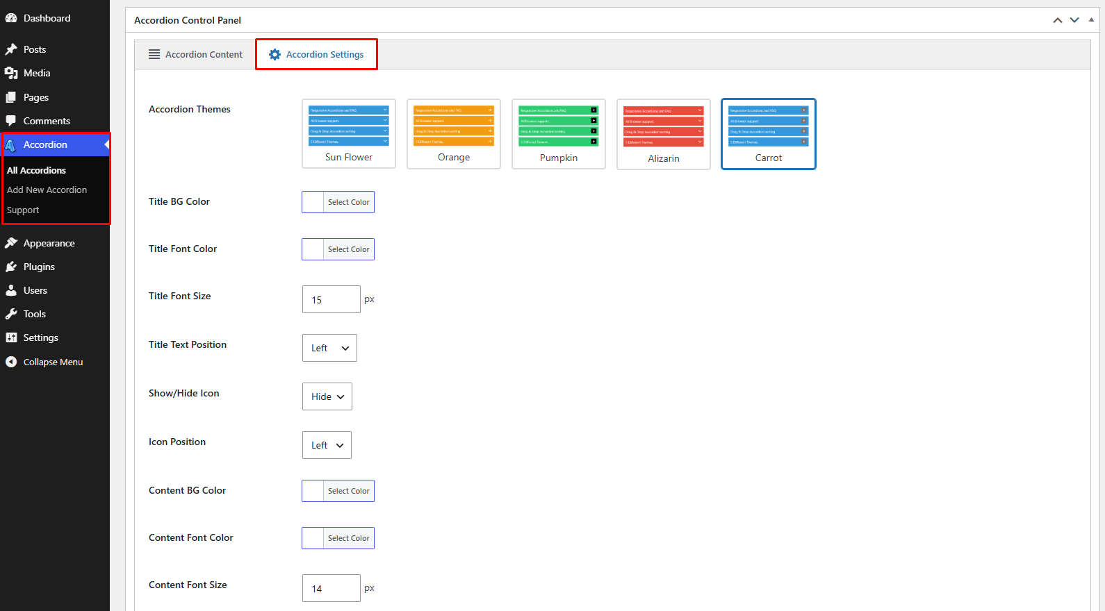 Accordions – Responsive Accordion &amp; FAQ Plugin for WordPress