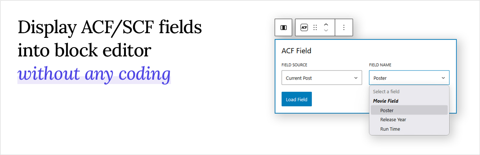 Blocks for ACF Fields — Display Custom Fields in the Block Editor