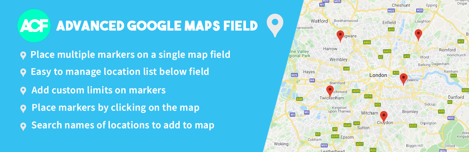 ACF: Google Maps Field (Multiple Markers)