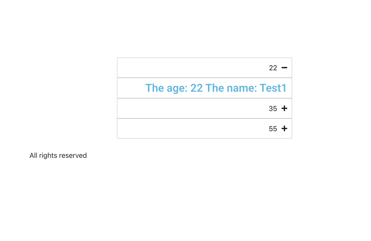 Frontend display of repeated content