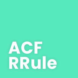 ACF RRule Field