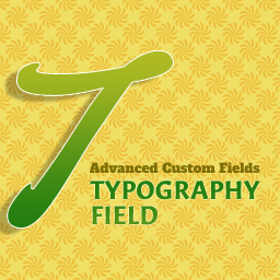 Logo Project Advanced Custom Fields: Typography Field