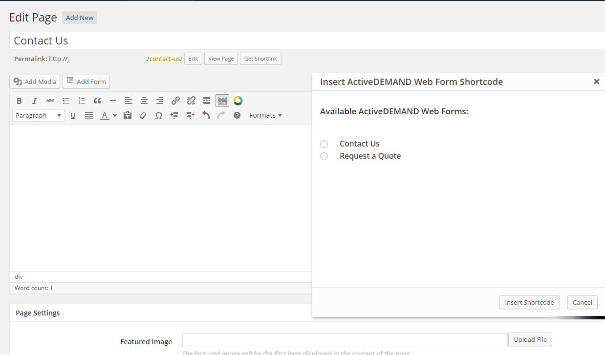 Insert your shortcode -> screenshot-3.png