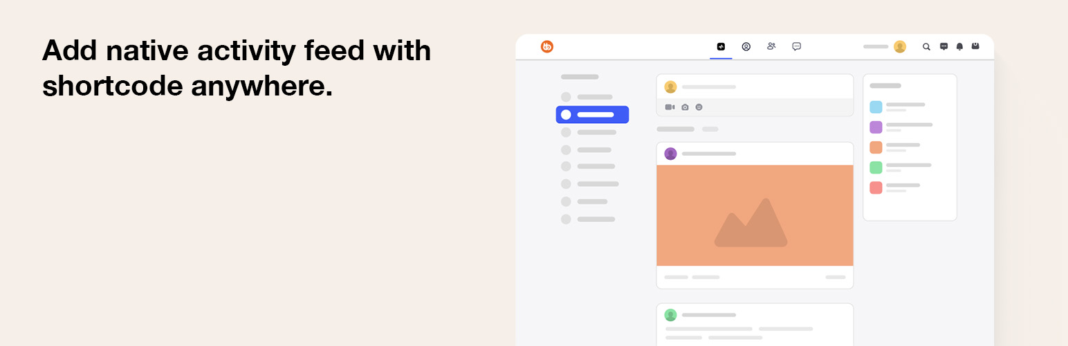 Activity Feed Anywhere For BuddyBoss