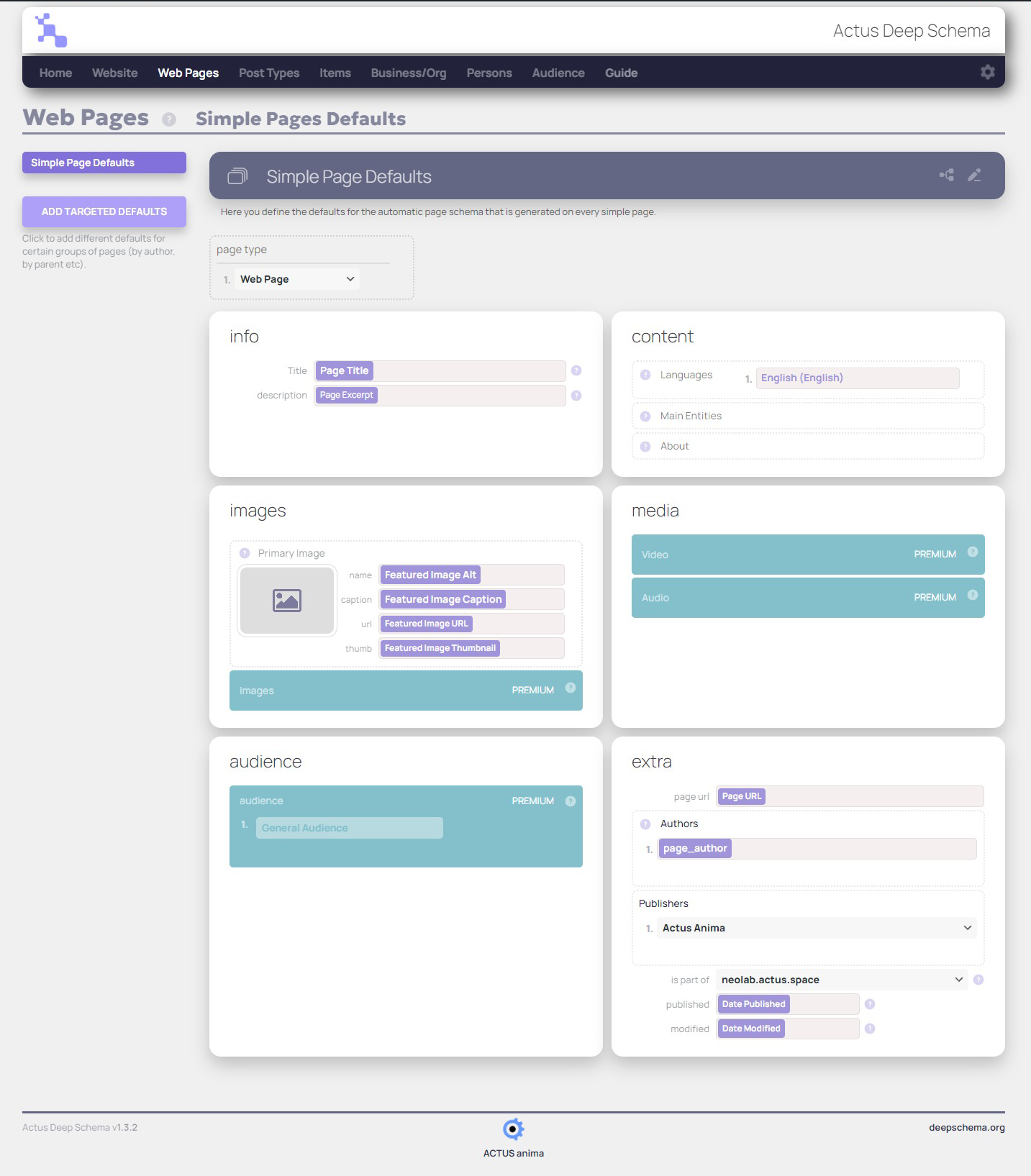 WebPage Schema.