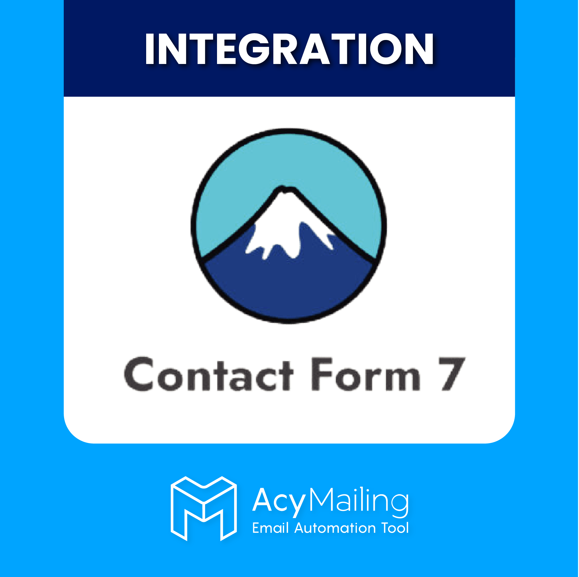 Contact Form 7 integration &#8211; AcyMailing Icon