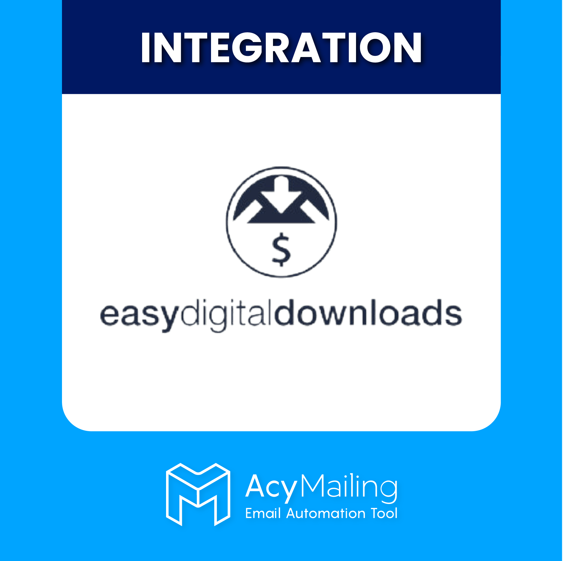 Easy Digital Downloads integration &#8211; AcyMailing Icon