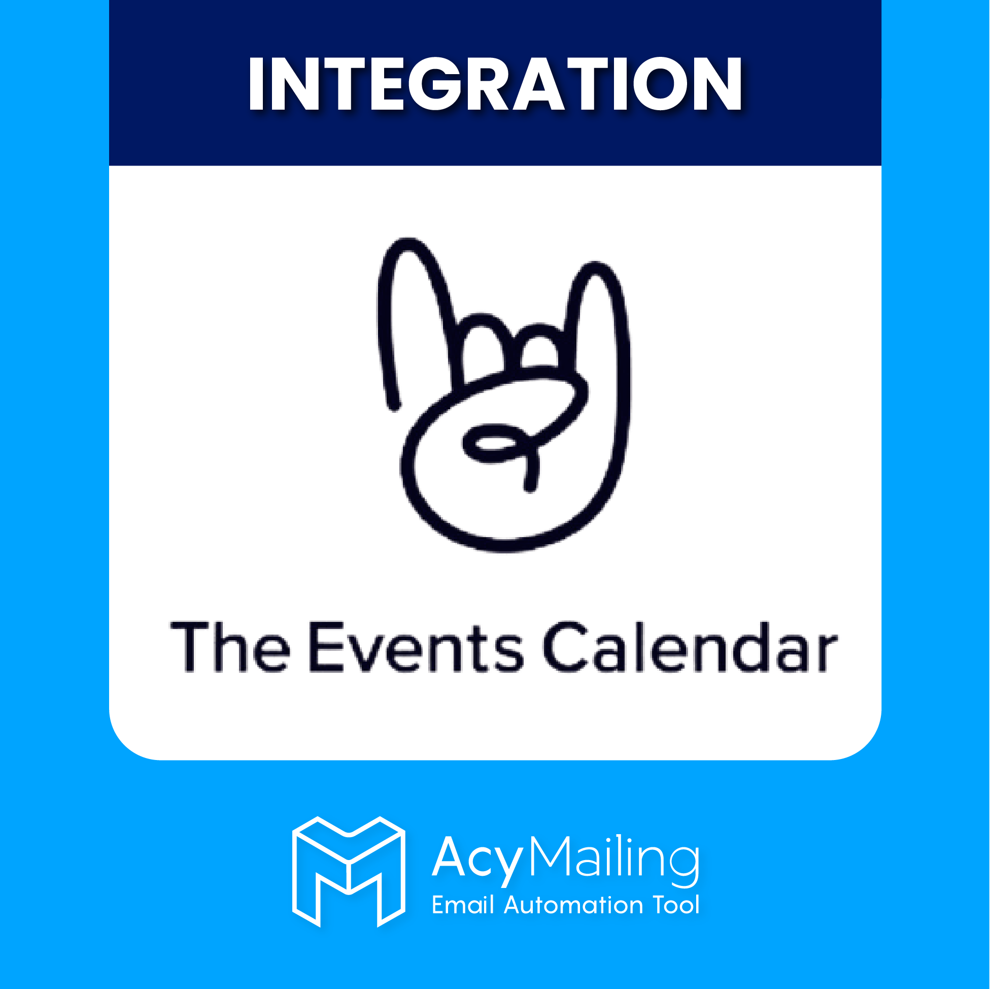 The Events Calendar integration &#8211; AcyMailing Icon