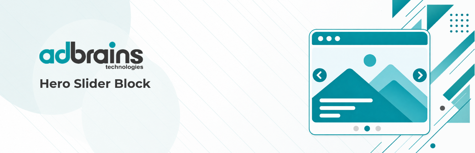 WordPress 外掛 AdBrains Hero Slider 的封面圖片