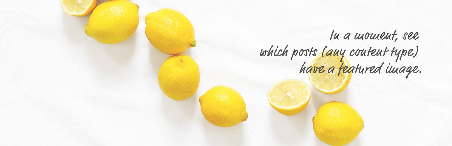 Add Featured Image Column