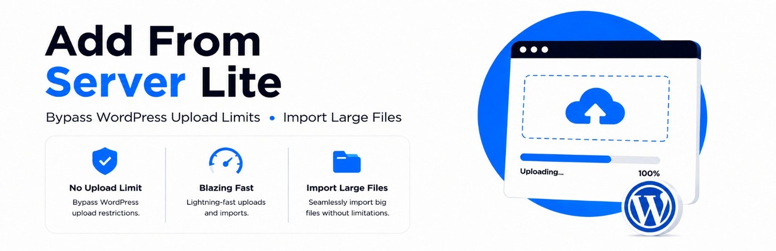 WordPress 外掛 Add From Server Lite 的封面圖片