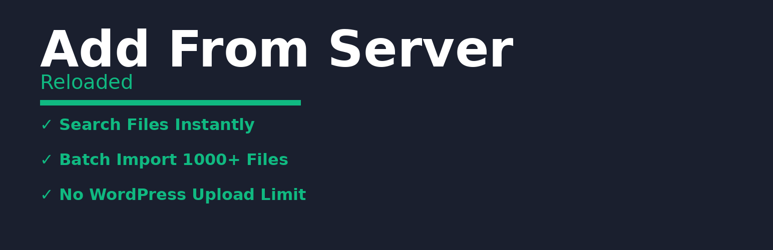 Add From Server Reloaded