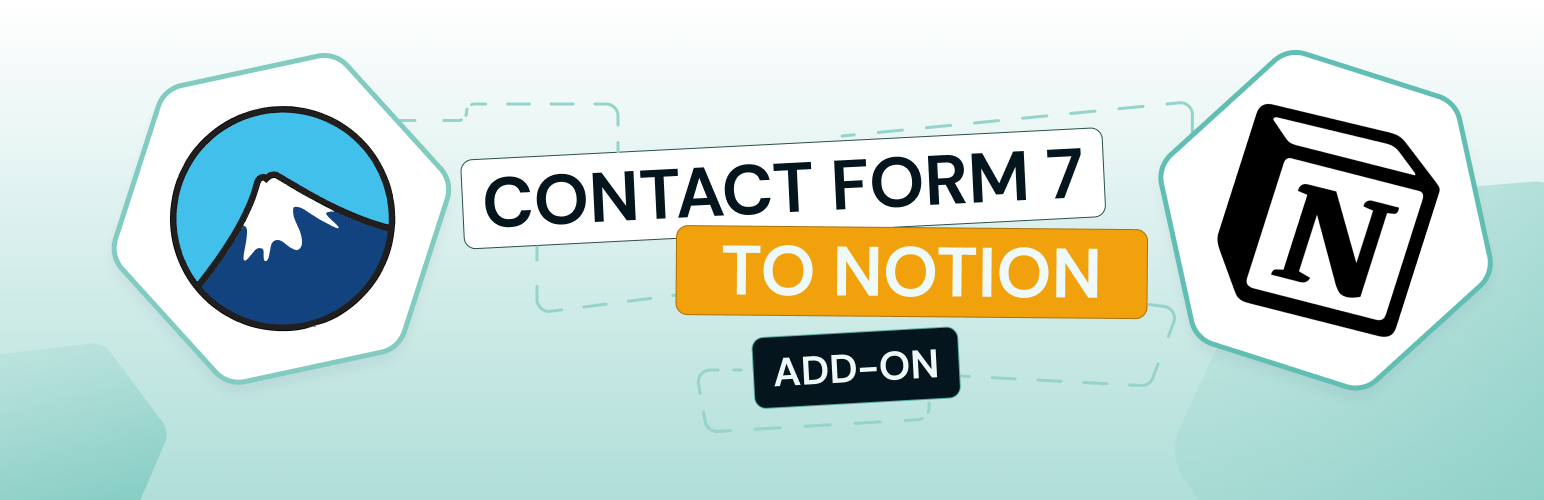 WordPress 外掛 CF7 to Notion 的封面圖片。