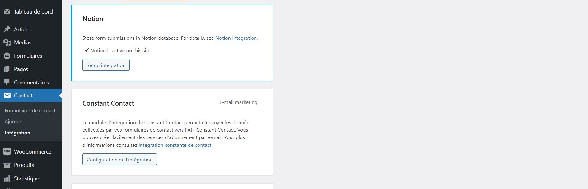 Setting up the Notion Integration
