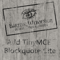 Add TinyMCE Blockquote Cite Icon