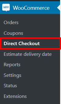 Direct Checkout redireciona para link externo, botão compre ag