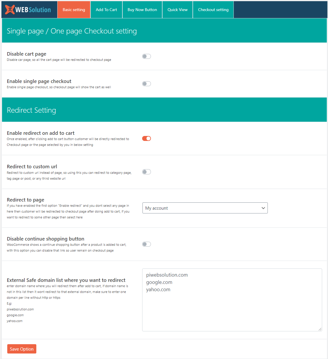 Accept both WooCommerce and Direct Checkout on the same form