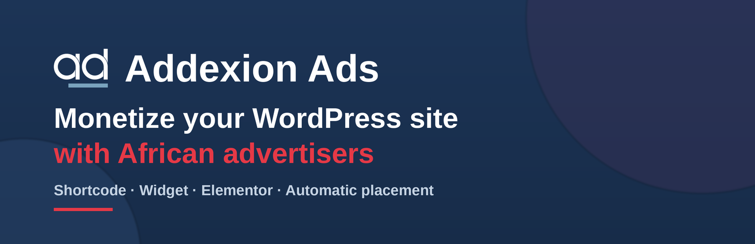 WordPress 外掛 Addexion Ads 的封面圖片