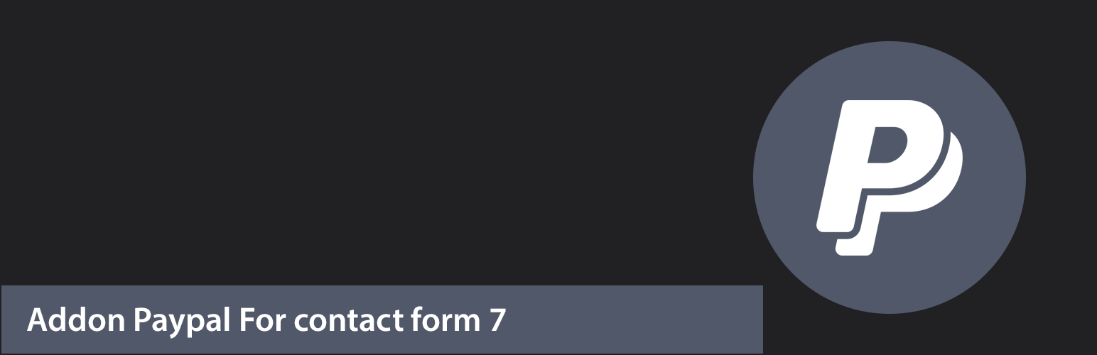 Addon PayPal for Contact Form 7