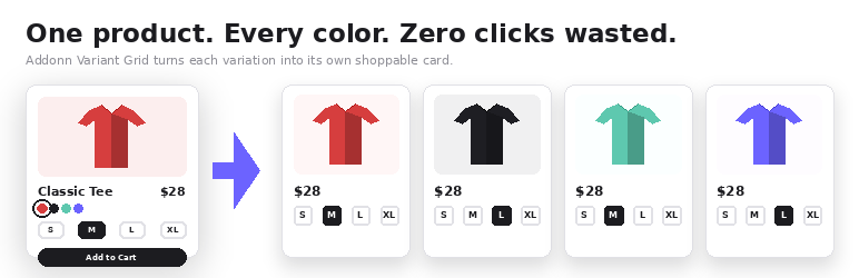 AddOnn Attribute Image Gallery for WooCommerce preview