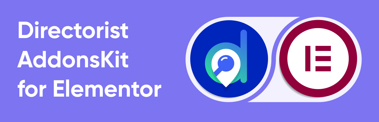 WordPress 外掛 Directorist AddonsKit for Elementor 的封面圖片。