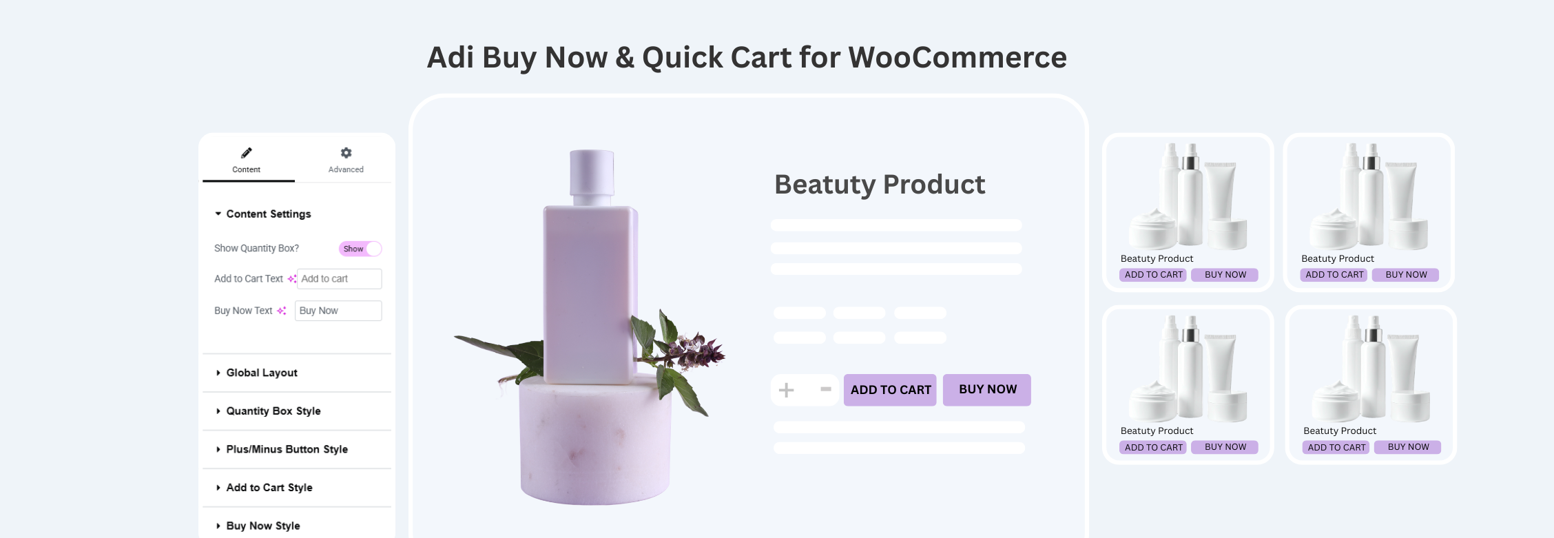 WordPress 外掛 Adi Buy Now & Quick Cart for WooCommerce 的封面圖片