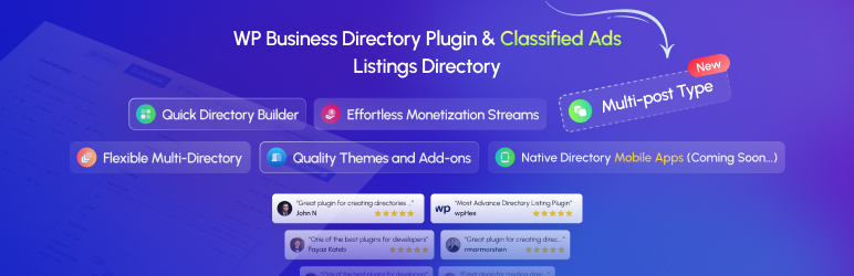 aDirectory – WP Business Directory Plugin and Classified Ads Listings Directory