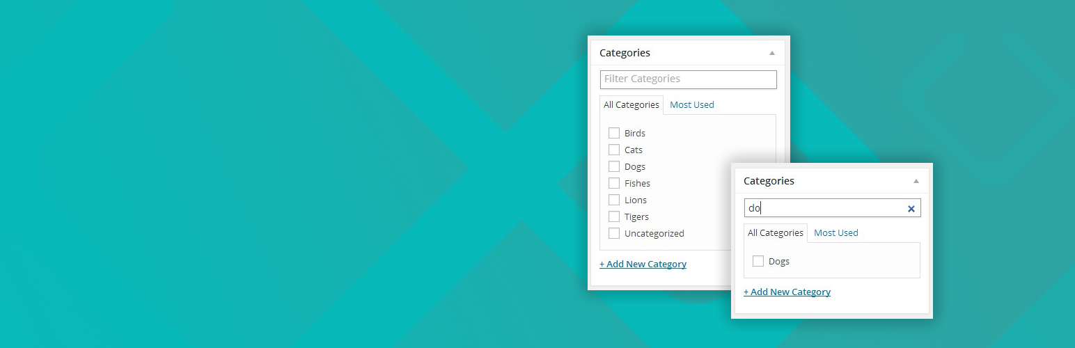 Post Category Filter (WP Admin)