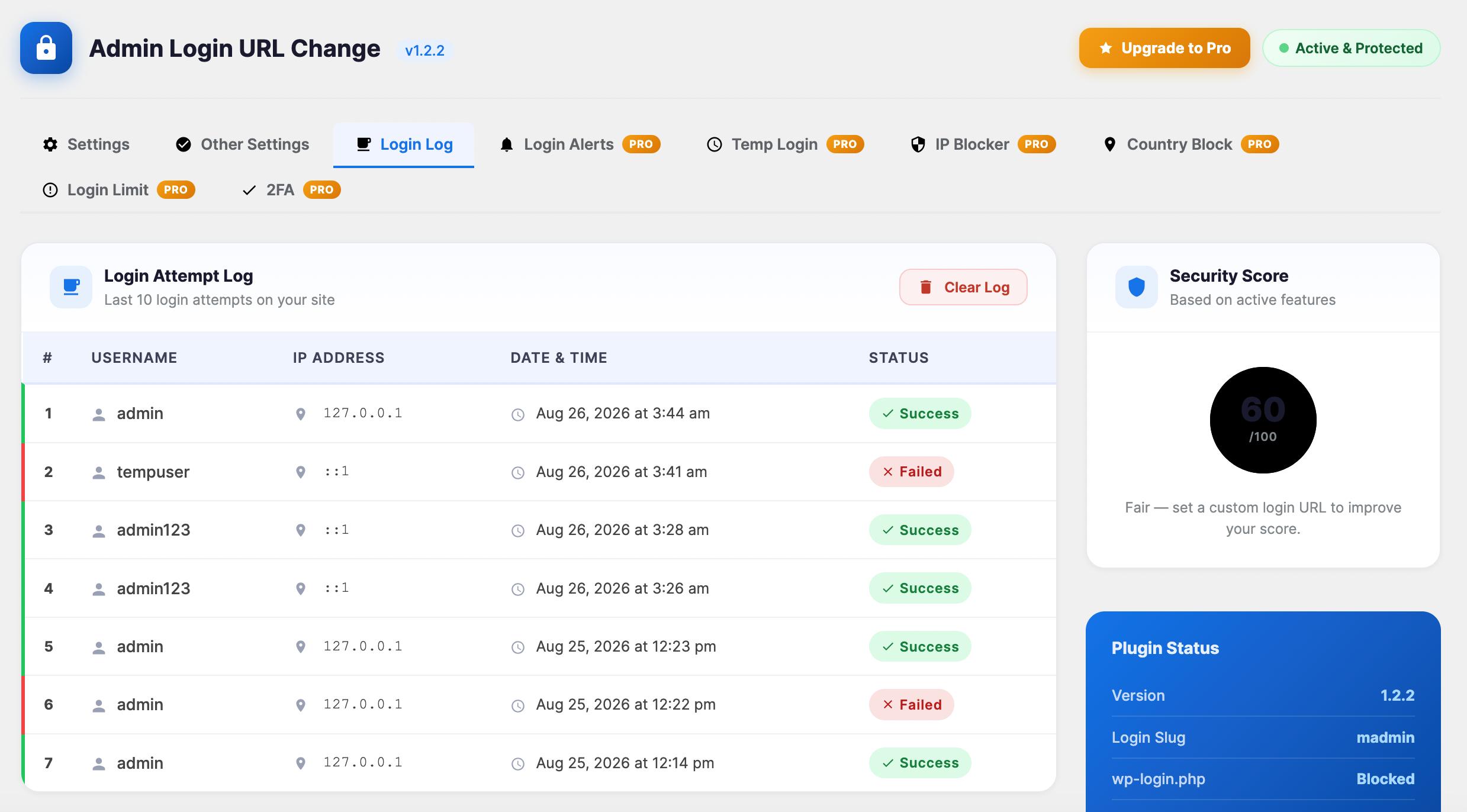 Login Logs