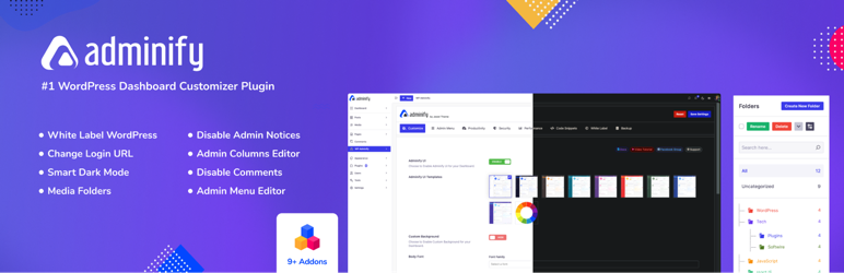 WP Adminify – Custom WordPress Dashboard, Login and Admin Customizer