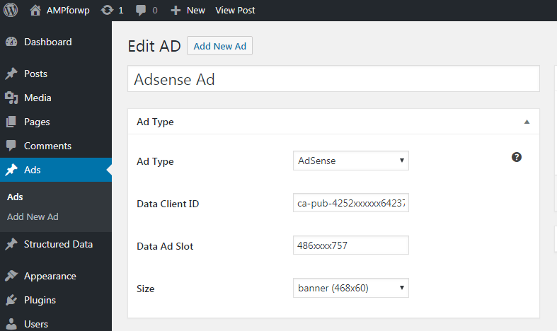 Easy Google Adsense and Banner Ads Manager – AdsforWP