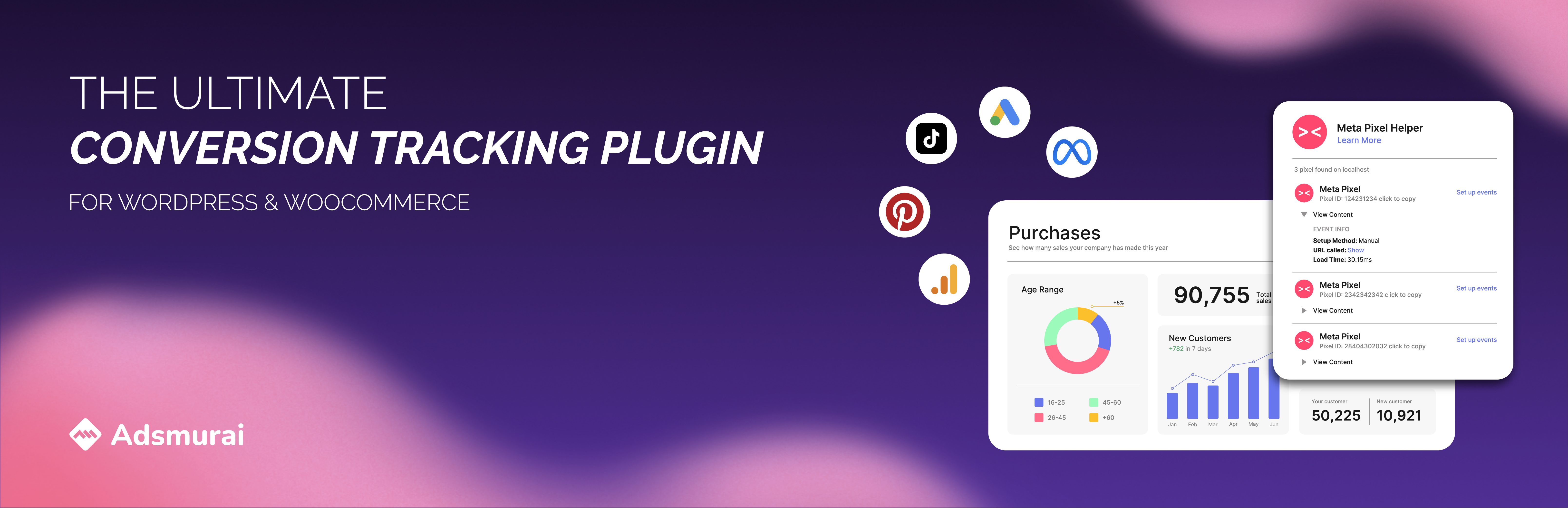 WordPress 外掛 Adsmurai One Tag 的封面圖片。